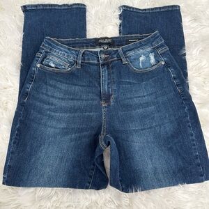 Judy Blue Women's Straight Leg Jeans - Medium Blue